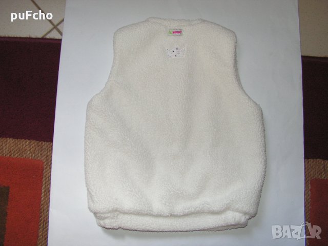Разпродажба! Пухкав елек / грейка за 4-5 год., снимка 2 - Детски якета и елеци - 22483185