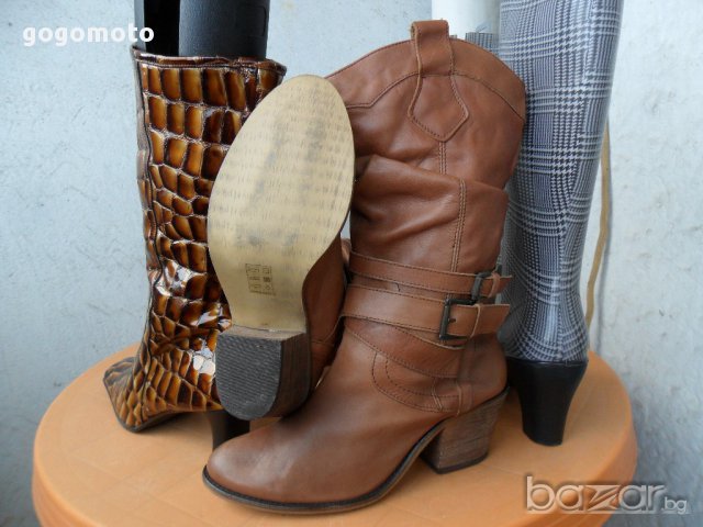 MAXI DAMA 41 original ALDO®, 100% естествена кожа, хард,тексаски,каубойски ботуши,GOGOMOTO.BAZAR.BG®