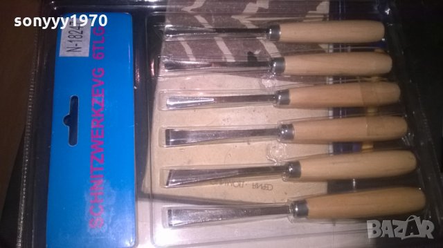 schnitzwerkzevg-6tlg-длета-криви прави обли-различни-6бр, снимка 4 - Други инструменти - 25364347