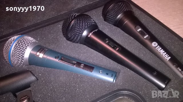 shure & behringer & yamaha-microphone-внос швеицария, снимка 12 - Микрофони - 23840932