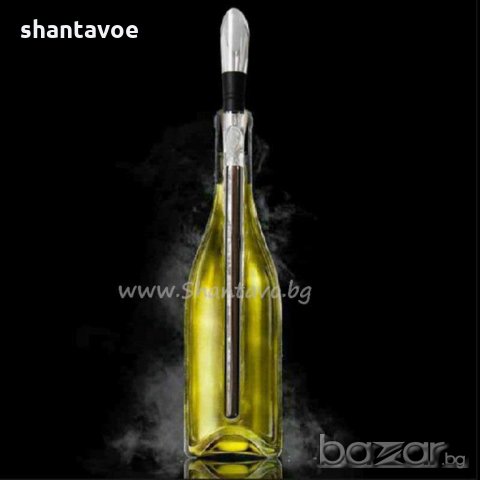 Охладител за бутилка вино - метална пръчка с аератор, снимка 6 - Други - 19625927