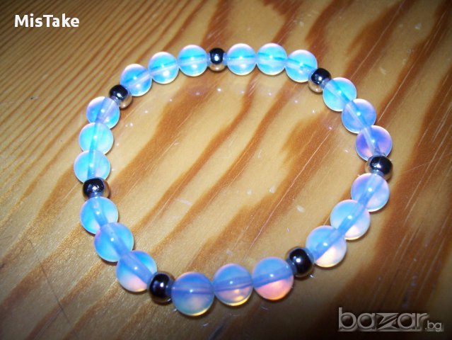 обеци Лунен камък, снимка 3 - Обеци - 12450029