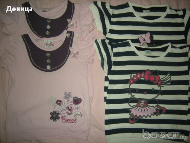 Лот летни блузки размер 98-104, 4 бр. за 11 лв. + 2 блузки подарък