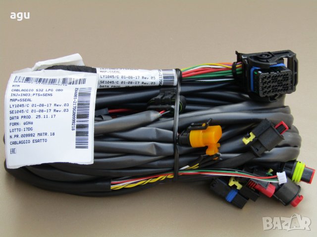  кабелаж от газов инжекцион BRC32 с OBD II за 4цел 