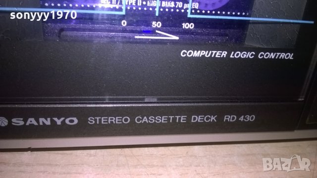 sanyo rd-430 deck-made in japan-внос швеция, снимка 11 - Декове - 25420175