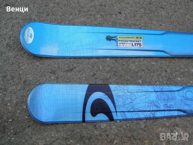 Карвинг ски Salomon Pocketrocket-175 см., снимка 4 - Зимни спортове - 24738309
