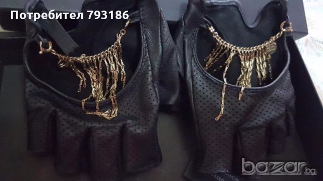 Elisabetha Franchi-оригинални дамски ръкавици ,без пръсти от естествена кожа, снимка 6 - Вази - 19926896