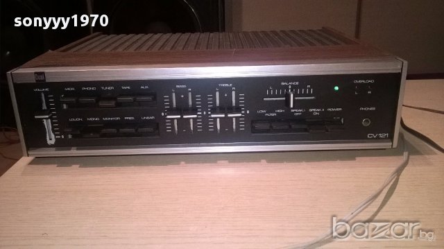 dual cv121-1 stereo amplifier made in germany-внос швеицария, снимка 5 - Ресийвъри, усилватели, смесителни пултове - 16193486