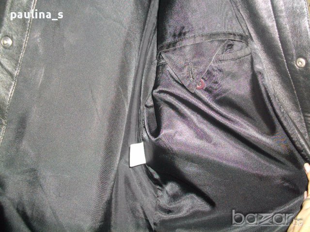 Мъжко луксозно сако тип риза ”Long coat leater jacket-PHASE TWO” genuine leathers / естествена кожа , снимка 7 - Сака - 15063918