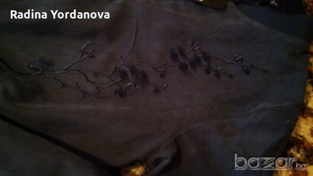 Чисто ново пролетно-есенно якенце с цип на цветя(S), снимка 3 - Якета - 19404208