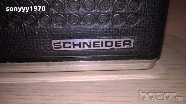 schneider ретро-made in germany-внос швеицария, снимка 8 - Ресийвъри, усилватели, смесителни пултове - 14654516