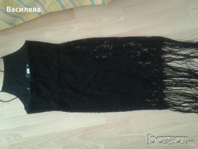 Черна рокля, снимка 2 - Рокли - 19137761