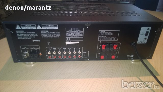 pioneer sx-205rds-stereo receiver-370 watts-rds-made in uk-внос швеицария, снимка 14 - Ресийвъри, усилватели, смесителни пултове - 8255551