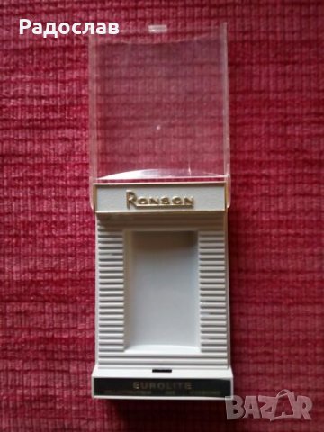 стара кутия за запалка RONSON Eurolite, снимка 2 - Други - 23052948