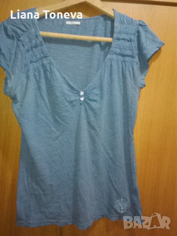синя лятна блуза, снимка 1