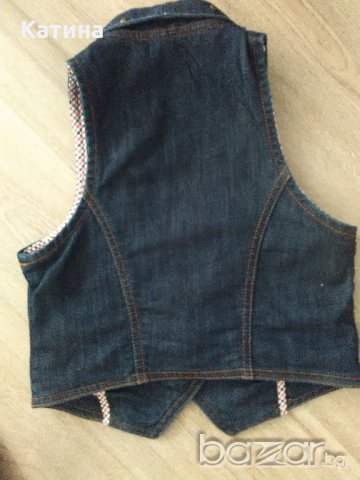 Намаление XSIDE дънково елече, снимка 4 - Детски панталони и дънки - 21182186