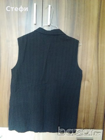 Черна Риза без ръкав номер М и L, снимка 4 - Ризи - 21485371