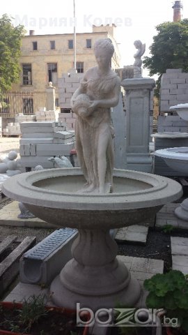 Фонтан от бетон