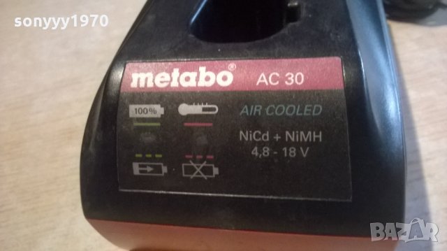 metabo ac 30 air cooled battery charger-внос швеицария, снимка 12 - Винтоверти - 23944392