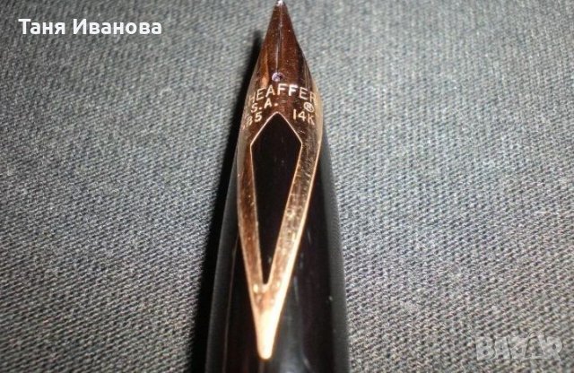 Оригинална писалка SHEAFFER U.S.A   -  14K злато, проба 585, снимка 3 - Колекции - 24583923