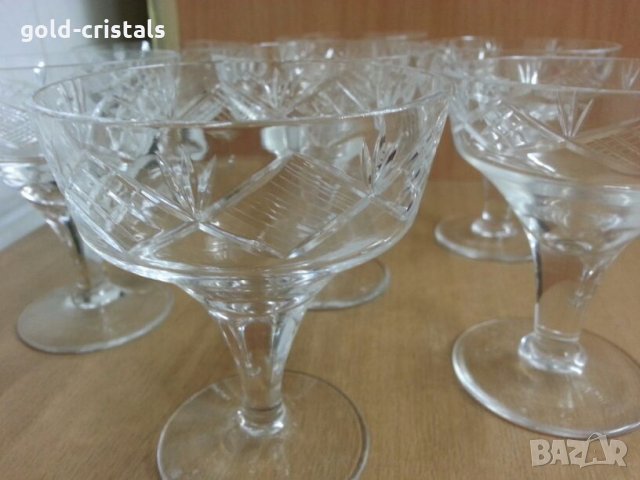 Кристални чаши за вино гравирани, снимка 7 - Сервизи - 22662075