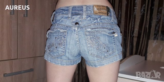 Къси дънкови панталонки, снимка 2 - Къси панталони и бермуди - 21997661