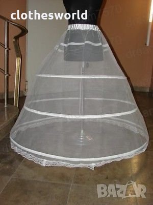 Бална рокля във викториански стил в розово и бяло, снимка 11 - Рокли - 11690524