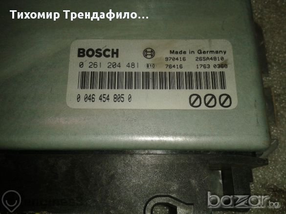 Ecu Alfa Romeo 145 1.6l Ts 16v Ecu Bosch 0261204481 00464548050 компютър за алфа ромео 145 1.6, снимка 3 - Части - 11653543