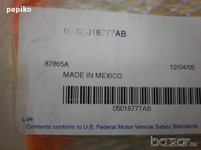 Продавам въздушен филтър за Jeep Grand Cherokee Laredo 4.0 V6 99 A 01, снимка 4 - Части - 8846749