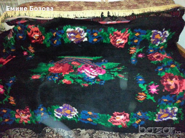 продавам вълнени,ръчно тъкани китеници , снимка 10 - Покривки за легло - 15898782