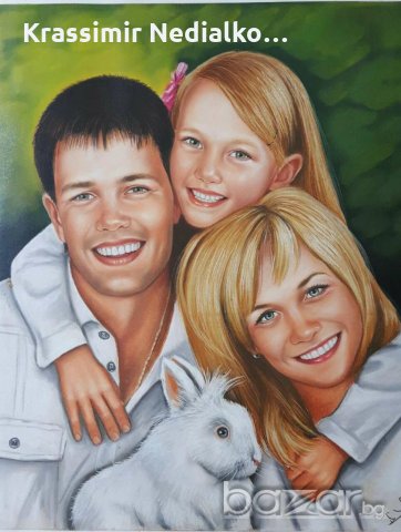 Рисувам портрети.Подарък за сватба,рожден ден и други поводи., снимка 6 - Картини - 17071461