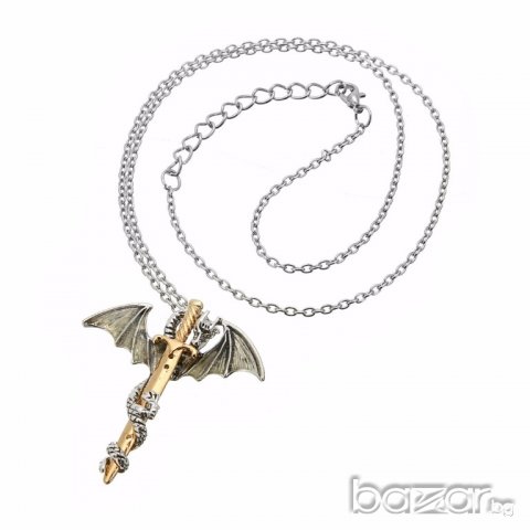 Game Of Thrones Медальон/колие светещ в тъмното(зелена или синя светлина), снимка 5 - Колекции - 20926073