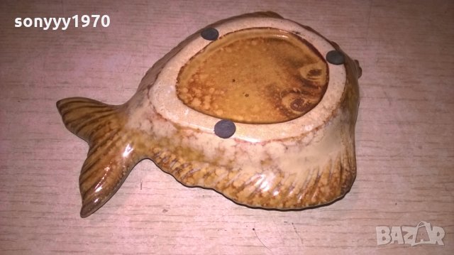пепелник-риба-керамика-14х12х4см, снимка 6 - Антикварни и старинни предмети - 23439520