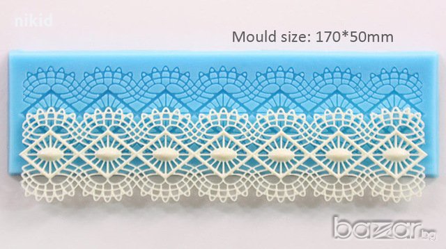 ромбове Молд подложка шаблон за сладка захарна дантела за декорации на торта фондан гъмпейст и др