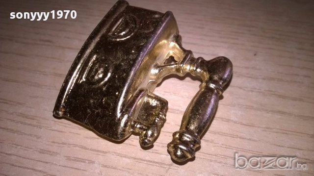 Мини ретро колекция-ютия-бронз/месинг-5х4х2см-внос швеицария, снимка 13 - Антикварни и старинни предмети - 17527686