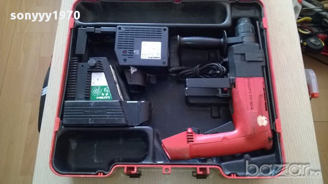 Hilti-перфоратор+батерия+зарядно-внос швеицария, снимка 8 - Бормашини - 17082372