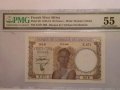 Rare French West Africa 25 Franks 1943 PMG AU 55, снимка 3