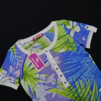 НОВА Angelo Marani Дамска Блуза Къс Ръкав 95% Естесвена Вискоза Size It 42 (S), снимка 6 - Блузи с дълъг ръкав и пуловери - 25520088