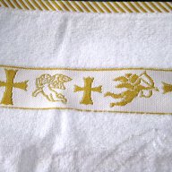 Кокплект 2 броя кърпи за Кръщене, снимка 11 - Подаръци за кръщене - 8122417
