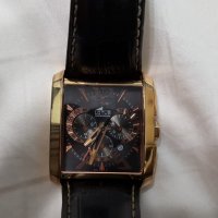Мъжки златист стилен часовник LOTUS , покритие от златно фолио, снимка 3 - Мъжки - 21533994