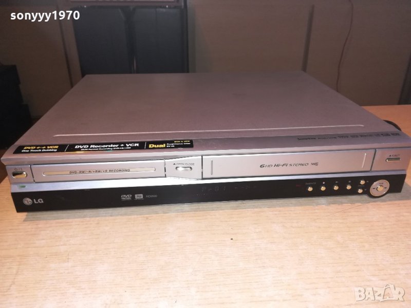 lg rc6500-dvd recorder/video-за ремонт-внос швеицария, снимка 1