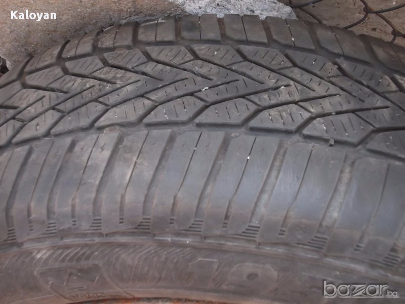 Зимни гуми Семперит 195/65/15 с метални джанти 15", 5х110, снимка 1