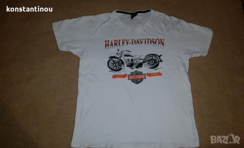 Оригинална памучна тениска Harley Davidson, снимка 1