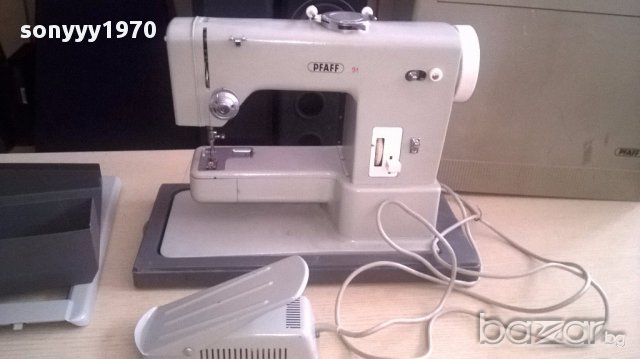 Pfaff+мотор+педал+куфар-оригинал-внос швеицария, снимка 5 - Други машини и части - 13140155