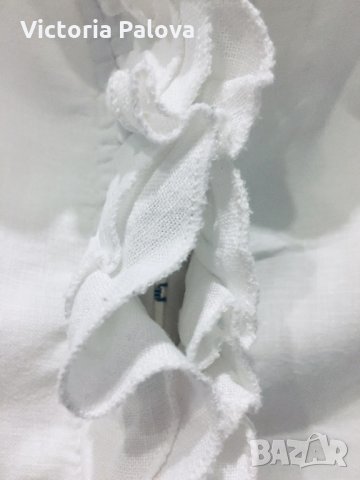 Лен 100%.красива риза(блуза), снимка 2 - Ризи - 24170995