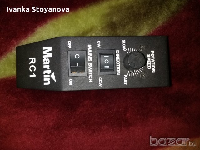 Продавам клубен прожектор MARTIN Mania PR1 с дистанционно, снимка 4 - Обзавеждане за заведение - 20528651