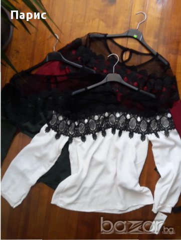 Дамски стилни блузи 3цвята, снимка 7 - Ризи - 17362762
