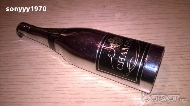 Champagne-inox-14x4x3см-внос швеицария, снимка 6 - Антикварни и старинни предмети - 16798112