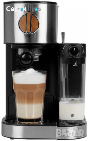 Кафемашина за еспресо MEDION MD 17116, 1470W, 1.2L за вода,  700ml за мляко с пенеща дюза, снимка 2 - Кафемашини - 22662247