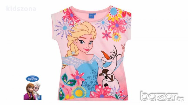 Детска тениска Frozen за 8 и 10 г. - М04-05, снимка 2 - Детски тениски и потници - 14381145